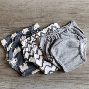 3 Piece Baby Potty Pants Grey