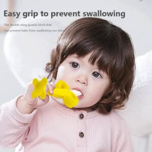 Silicone Banana Teething Toothbrush Yellow