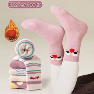 Girls Thermal Crew Socks Terry Mode Girls Thermal Crew Socks Terry Mode M