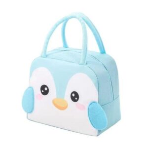 Insulated Lunch Bags Cartoon bags Brown Bear (2) Insulated Lunch Bags Cartoon bags Light Blue Penguin