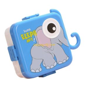 Kids 3D Bento Lunchbox Kids 3D Bento Lunchbox Blue Elephant