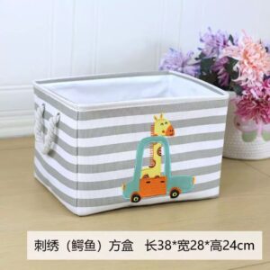 Kids Storage Basket (2) Kids Storage Basket - Square Blue