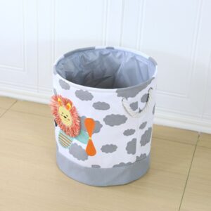 Kids Storage Basket Kids Storage Basket - Round Grey