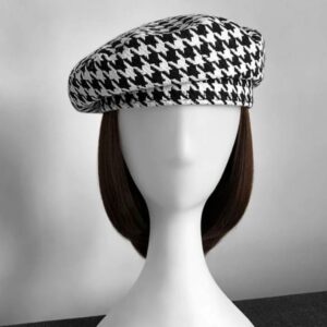 Plaid Beret Hats