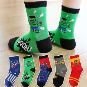 Spidey Boys Thermal Socks (2) Spidey Boys Thermal Socks M