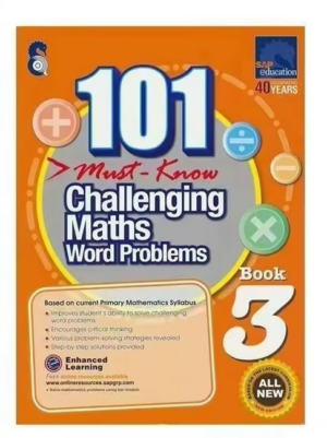 101 Challenging Math Word Problems by SAP BOOK 3  (9–10 Years)