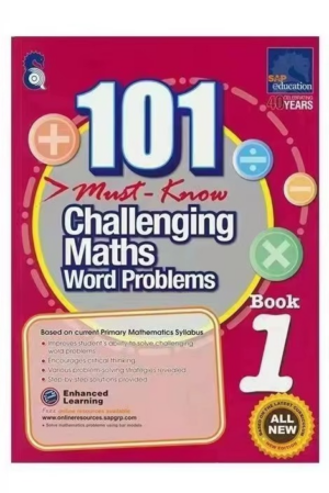 101 Challenging Math Word Problems by SAP BOOK 1  (7–8 years)